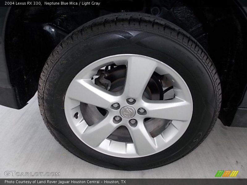 Neptune Blue Mica / Light Gray 2004 Lexus RX 330