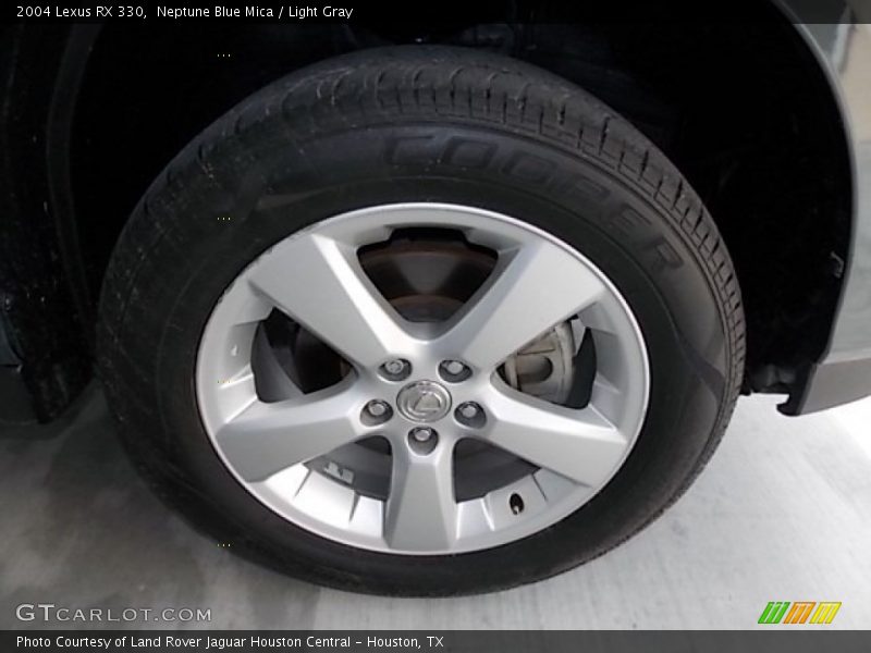Neptune Blue Mica / Light Gray 2004 Lexus RX 330