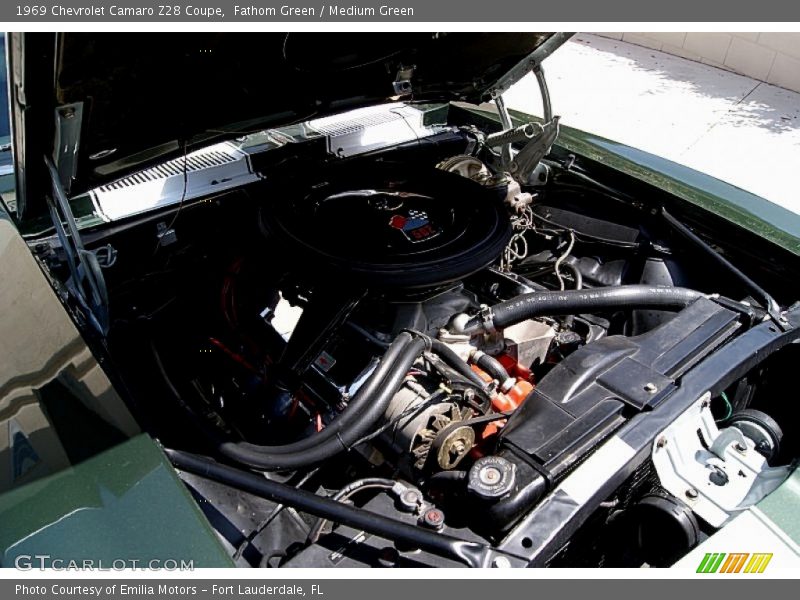 Fathom Green / Medium Green 1969 Chevrolet Camaro Z28 Coupe