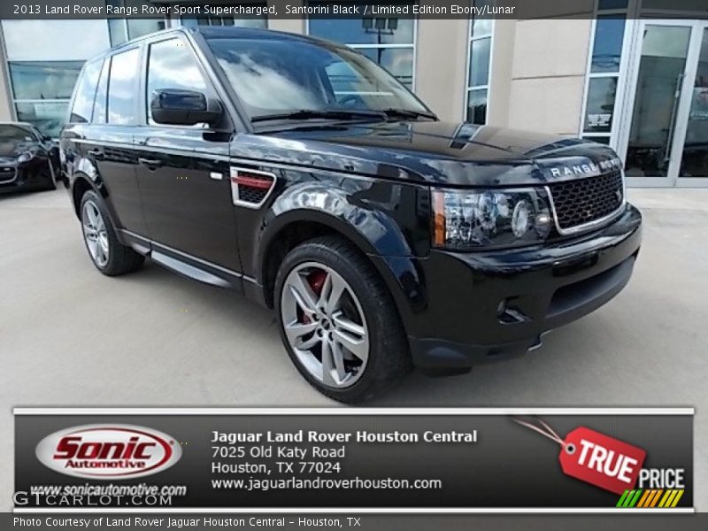 Santorini Black / Limited Edition Ebony/Lunar 2013 Land Rover Range Rover Sport Supercharged