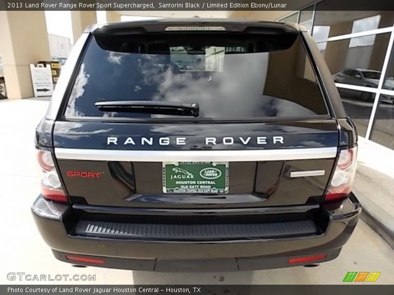 Santorini Black / Limited Edition Ebony/Lunar 2013 Land Rover Range Rover Sport Supercharged