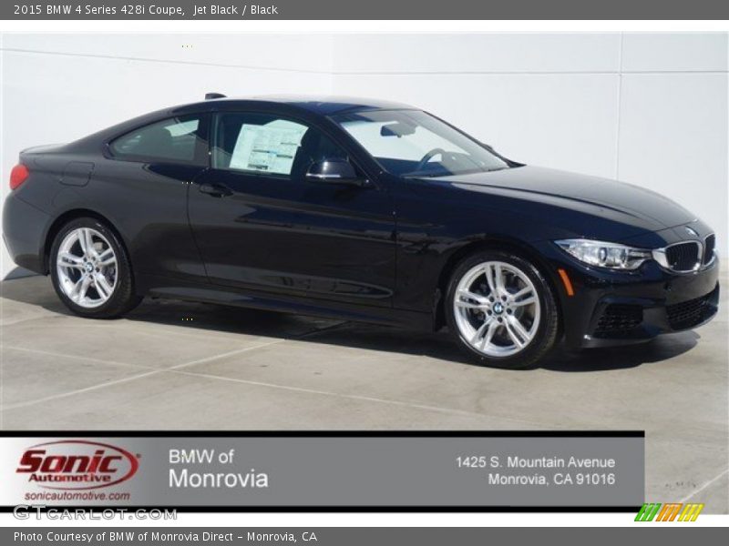 Jet Black / Black 2015 BMW 4 Series 428i Coupe