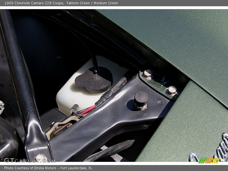 Fathom Green / Medium Green 1969 Chevrolet Camaro Z28 Coupe