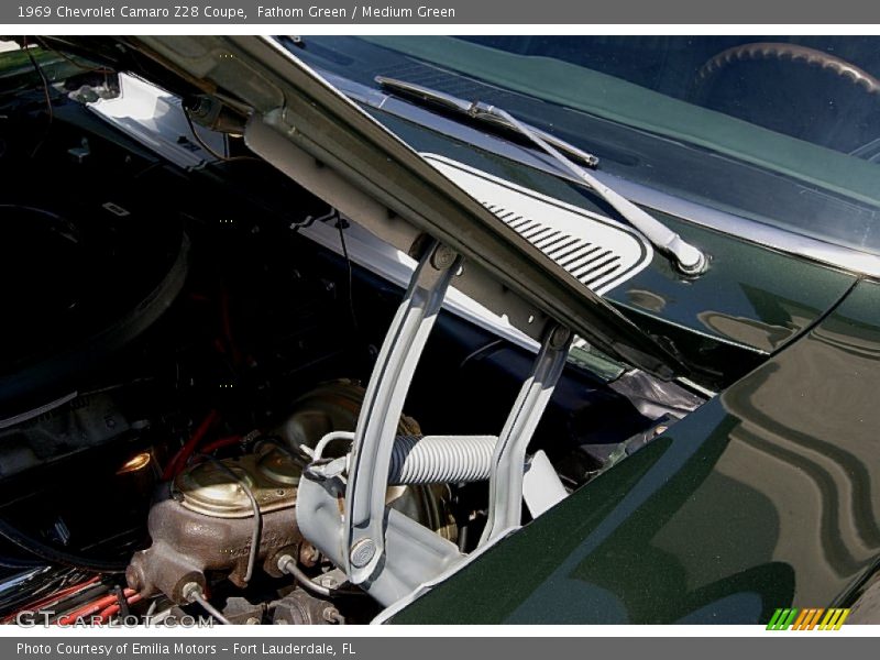 Fathom Green / Medium Green 1969 Chevrolet Camaro Z28 Coupe
