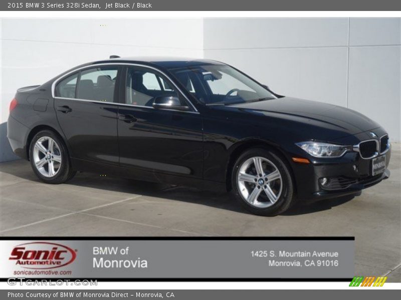 Jet Black / Black 2015 BMW 3 Series 328i Sedan