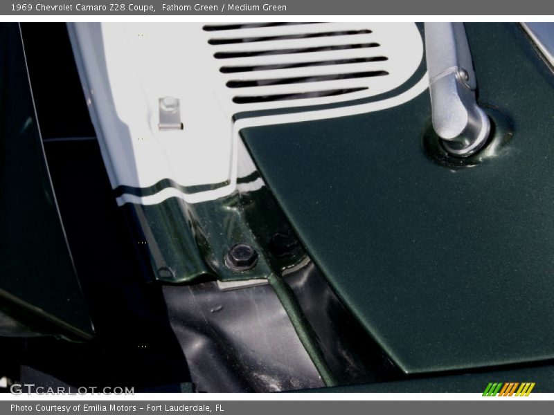 Fathom Green / Medium Green 1969 Chevrolet Camaro Z28 Coupe