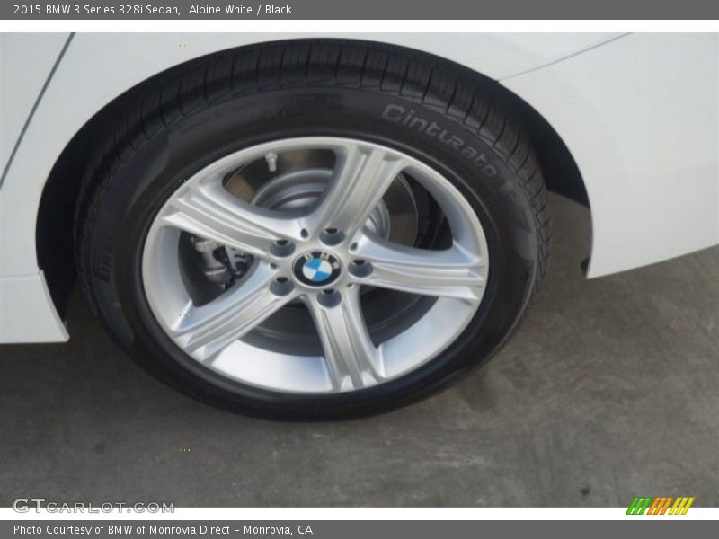 Alpine White / Black 2015 BMW 3 Series 328i Sedan