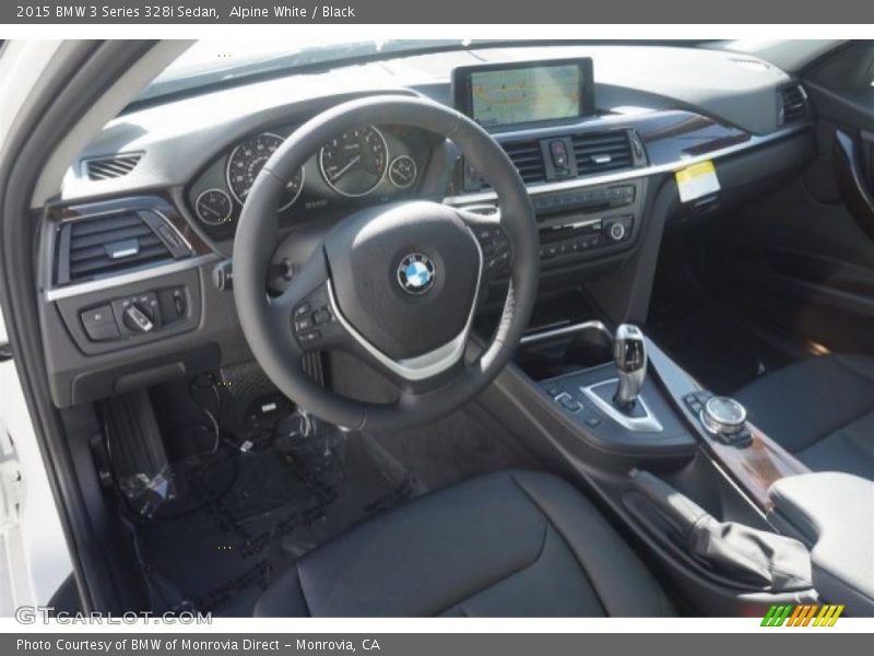 Alpine White / Black 2015 BMW 3 Series 328i Sedan