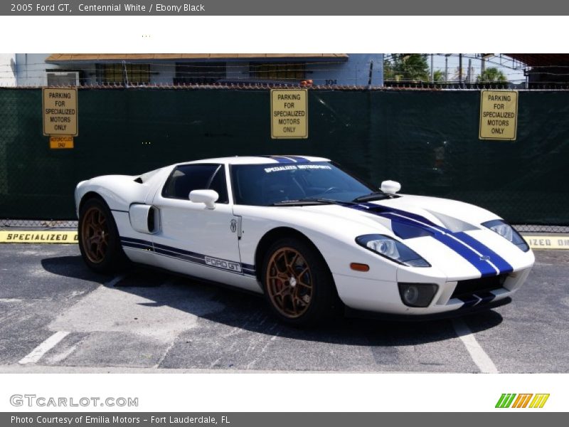 Centennial White / Ebony Black 2005 Ford GT