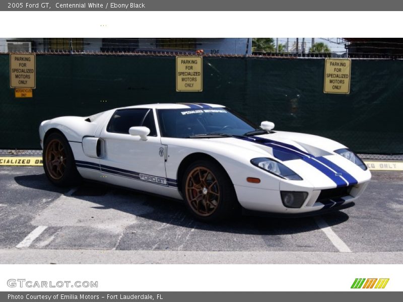 Centennial White / Ebony Black 2005 Ford GT