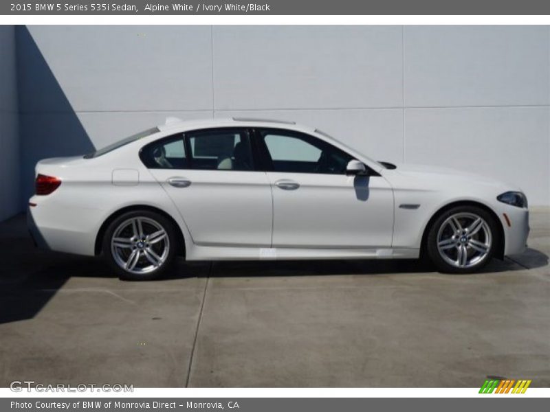 Alpine White / Ivory White/Black 2015 BMW 5 Series 535i Sedan