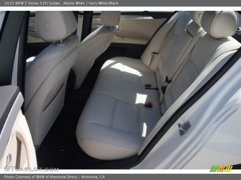 Alpine White / Ivory White/Black 2015 BMW 5 Series 535i Sedan