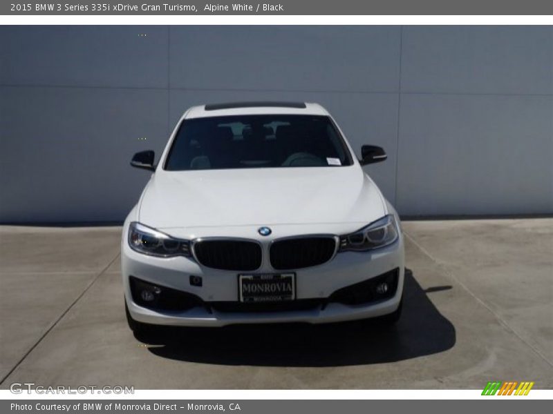 Alpine White / Black 2015 BMW 3 Series 335i xDrive Gran Turismo