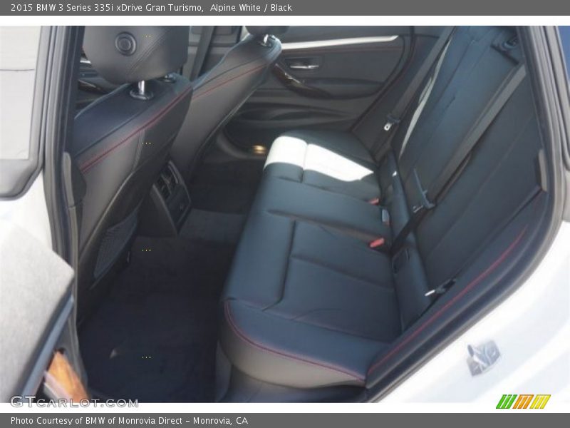Rear Seat of 2015 3 Series 335i xDrive Gran Turismo