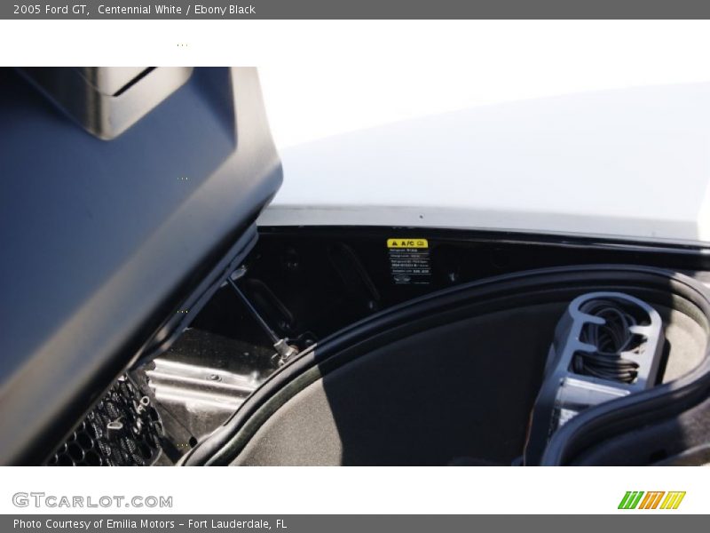 Centennial White / Ebony Black 2005 Ford GT