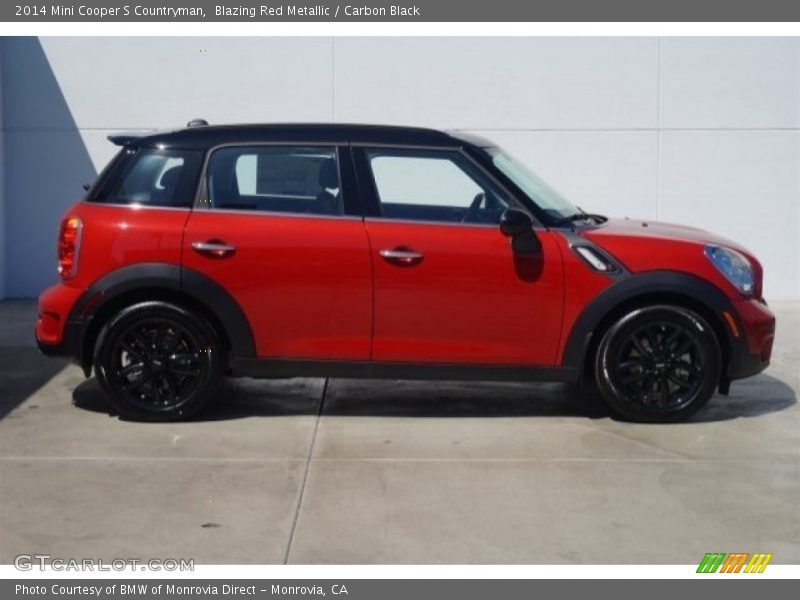 Blazing Red Metallic / Carbon Black 2014 Mini Cooper S Countryman
