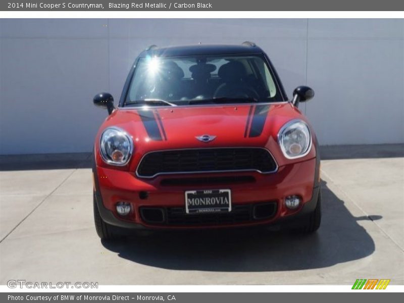 Blazing Red Metallic / Carbon Black 2014 Mini Cooper S Countryman