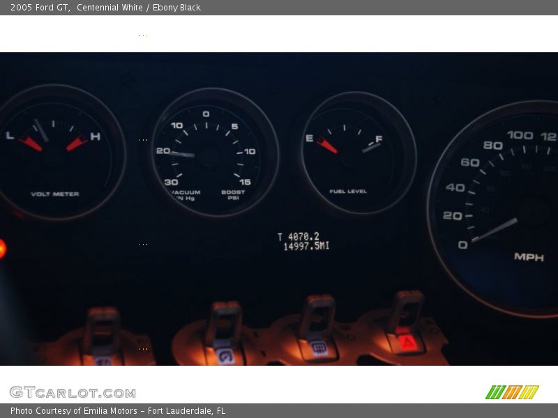 Centennial White / Ebony Black 2005 Ford GT