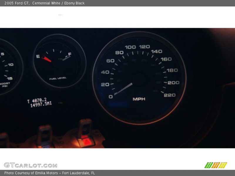 Centennial White / Ebony Black 2005 Ford GT