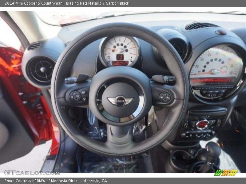 Blazing Red Metallic / Carbon Black 2014 Mini Cooper S Countryman