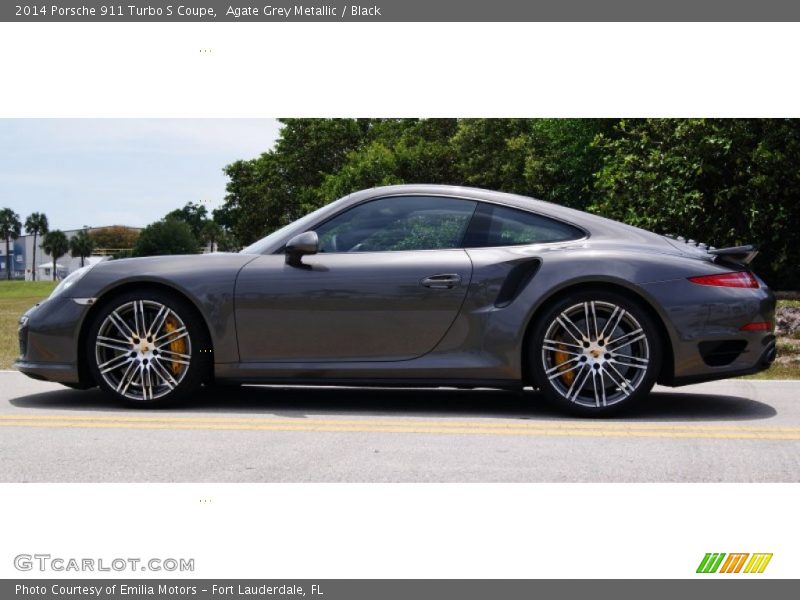  2014 911 Turbo S Coupe Agate Grey Metallic