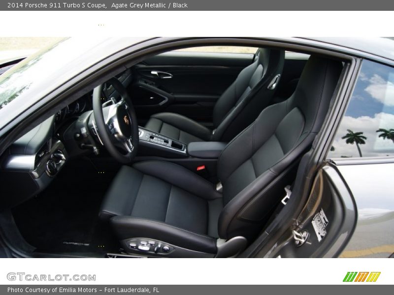 Front Seat of 2014 911 Turbo S Coupe