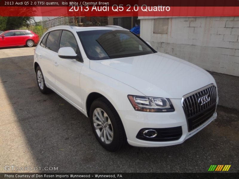 Ibis White / Chestnut Brown 2013 Audi Q5 2.0 TFSI quattro