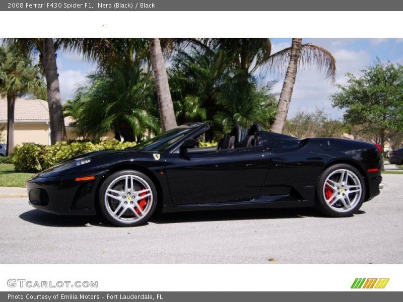  2008 F430 Spider F1 Nero (Black)