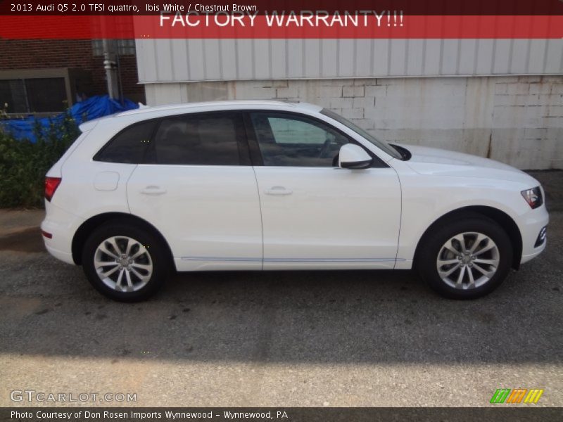 Ibis White / Chestnut Brown 2013 Audi Q5 2.0 TFSI quattro