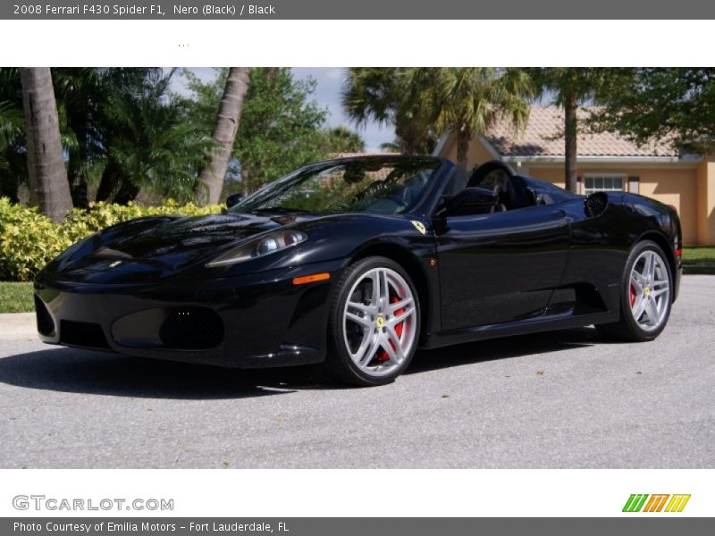 Nero (Black) / Black 2008 Ferrari F430 Spider F1