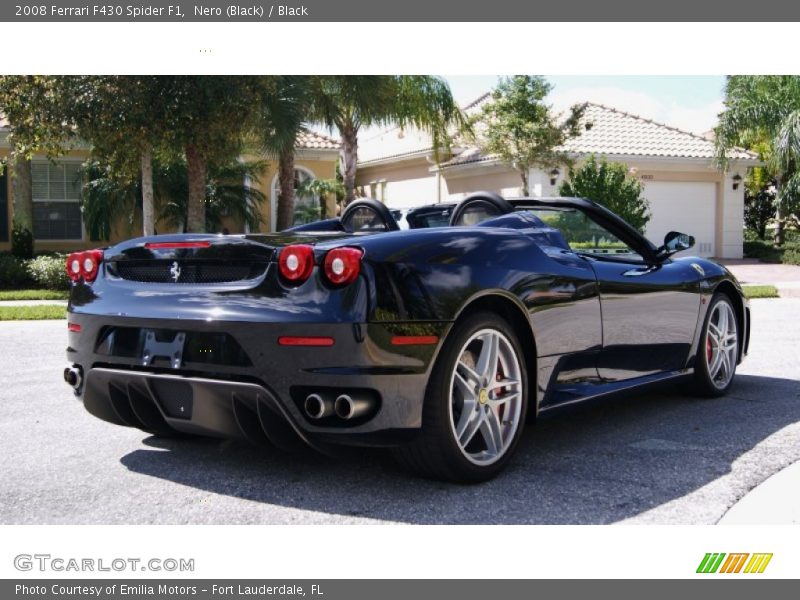 Nero (Black) / Black 2008 Ferrari F430 Spider F1