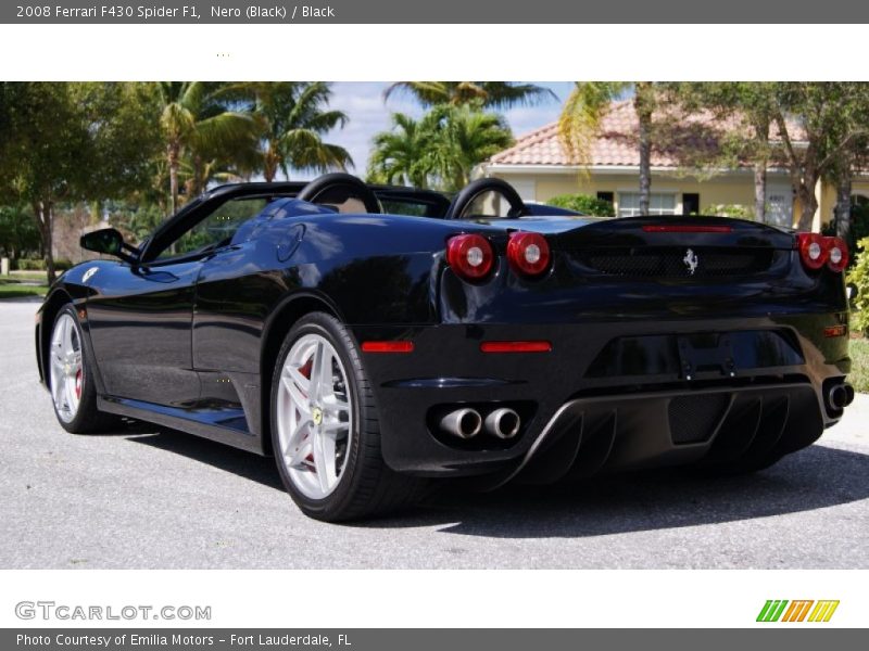 Nero (Black) / Black 2008 Ferrari F430 Spider F1