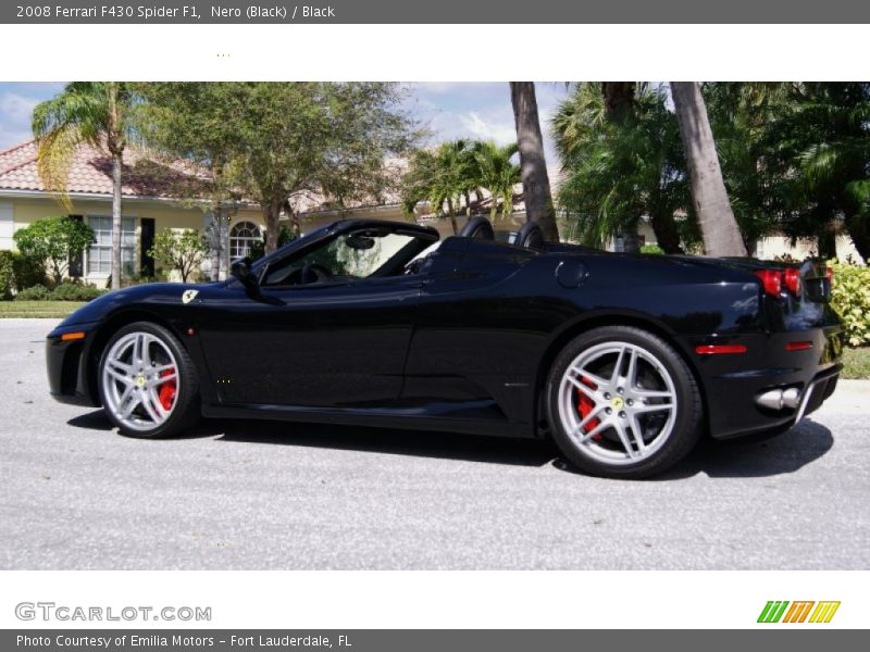 Nero (Black) / Black 2008 Ferrari F430 Spider F1