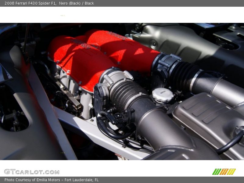 Nero (Black) / Black 2008 Ferrari F430 Spider F1