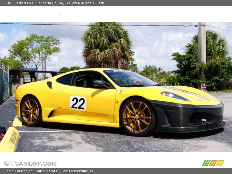 Front 3/4 View of 2008 F430 Scuderia Coupe