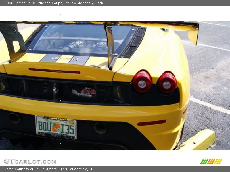 Yellow Modena / Black 2008 Ferrari F430 Scuderia Coupe