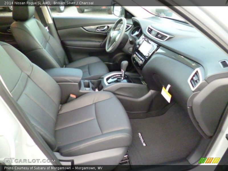 Brilliant Silver / Charcoal 2014 Nissan Rogue SL AWD