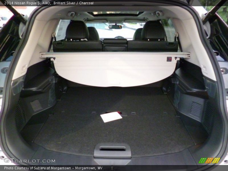 Brilliant Silver / Charcoal 2014 Nissan Rogue SL AWD