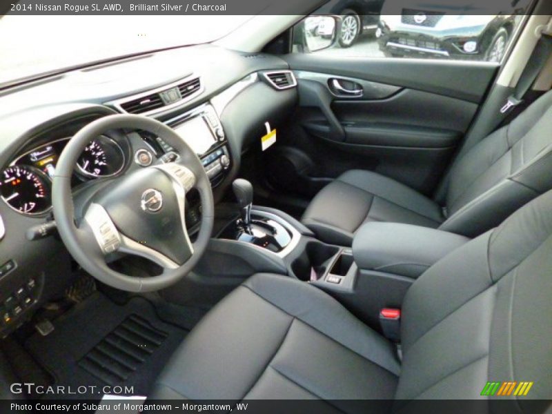 Brilliant Silver / Charcoal 2014 Nissan Rogue SL AWD