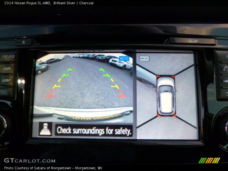 Brilliant Silver / Charcoal 2014 Nissan Rogue SL AWD