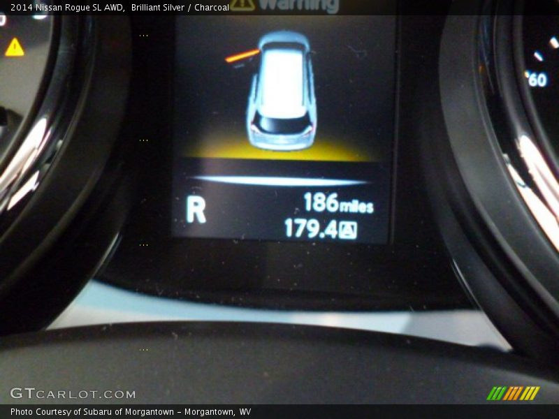 Brilliant Silver / Charcoal 2014 Nissan Rogue SL AWD