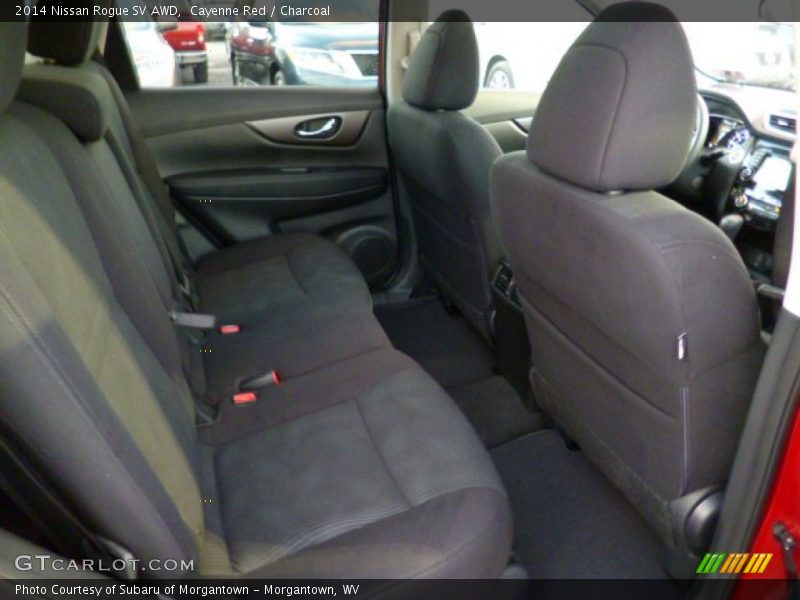 Cayenne Red / Charcoal 2014 Nissan Rogue SV AWD