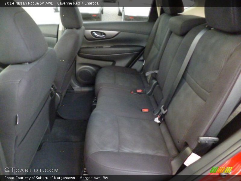 Cayenne Red / Charcoal 2014 Nissan Rogue SV AWD