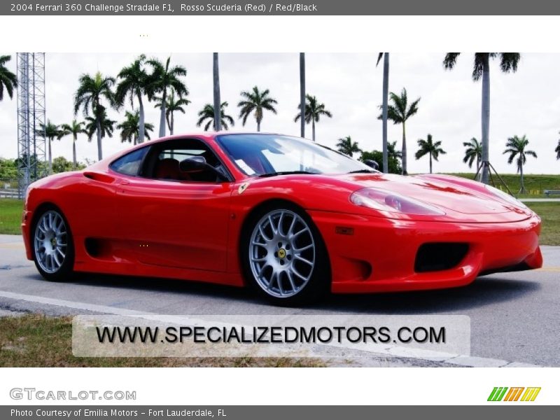 Rosso Scuderia (Red) / Red/Black 2004 Ferrari 360 Challenge Stradale F1
