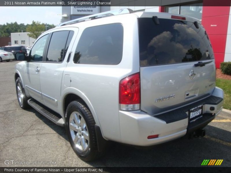 Silver Lightning / Charcoal 2011 Nissan Armada Platinum 4WD