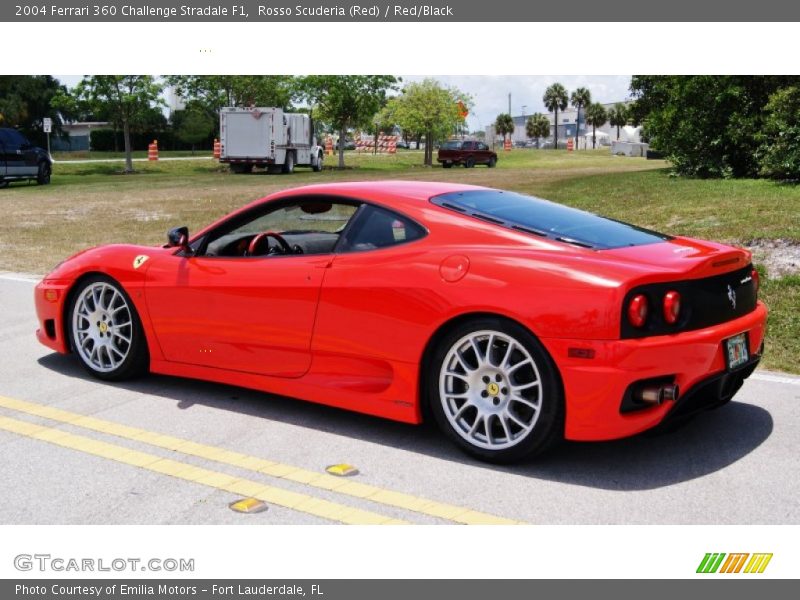 Rosso Scuderia (Red) / Red/Black 2004 Ferrari 360 Challenge Stradale F1