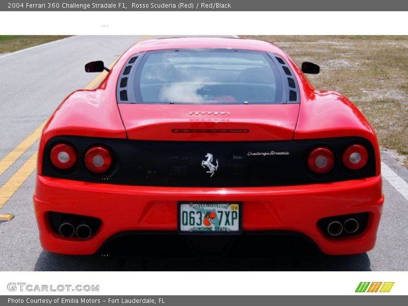 Rosso Scuderia (Red) / Red/Black 2004 Ferrari 360 Challenge Stradale F1