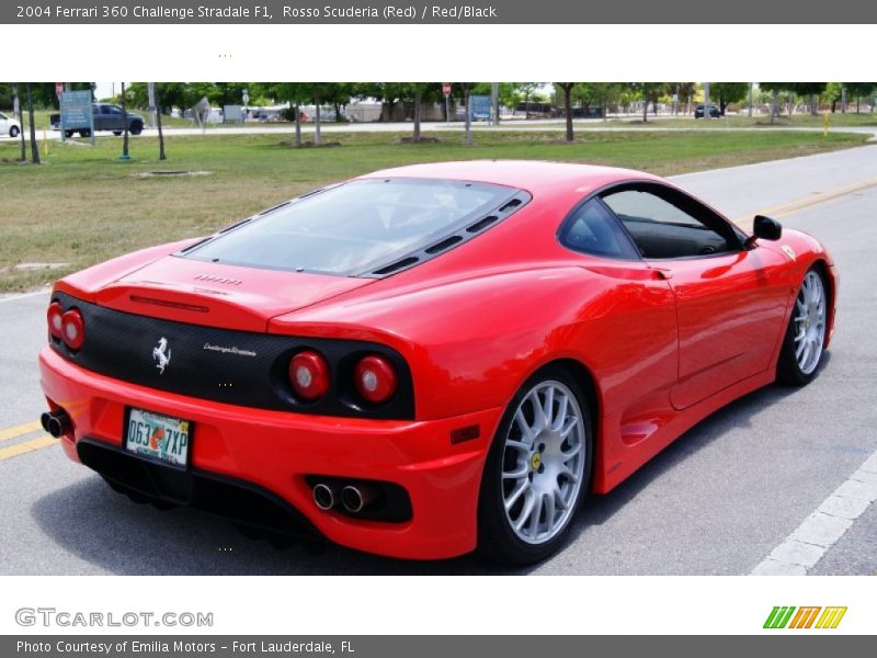 Rosso Scuderia (Red) / Red/Black 2004 Ferrari 360 Challenge Stradale F1