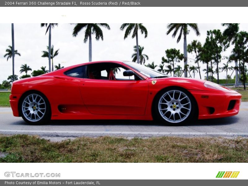 Rosso Scuderia (Red) / Red/Black 2004 Ferrari 360 Challenge Stradale F1