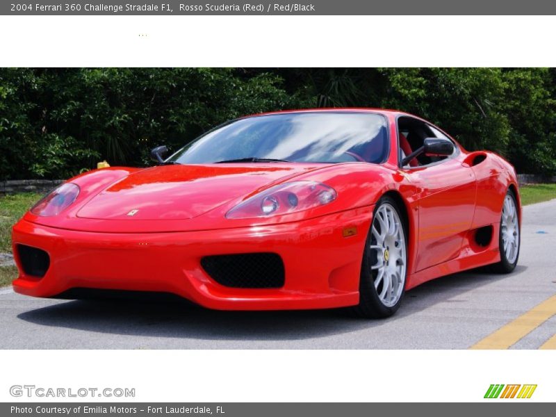 Rosso Scuderia (Red) / Red/Black 2004 Ferrari 360 Challenge Stradale F1